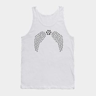 Angel wings made of paws Tank Top